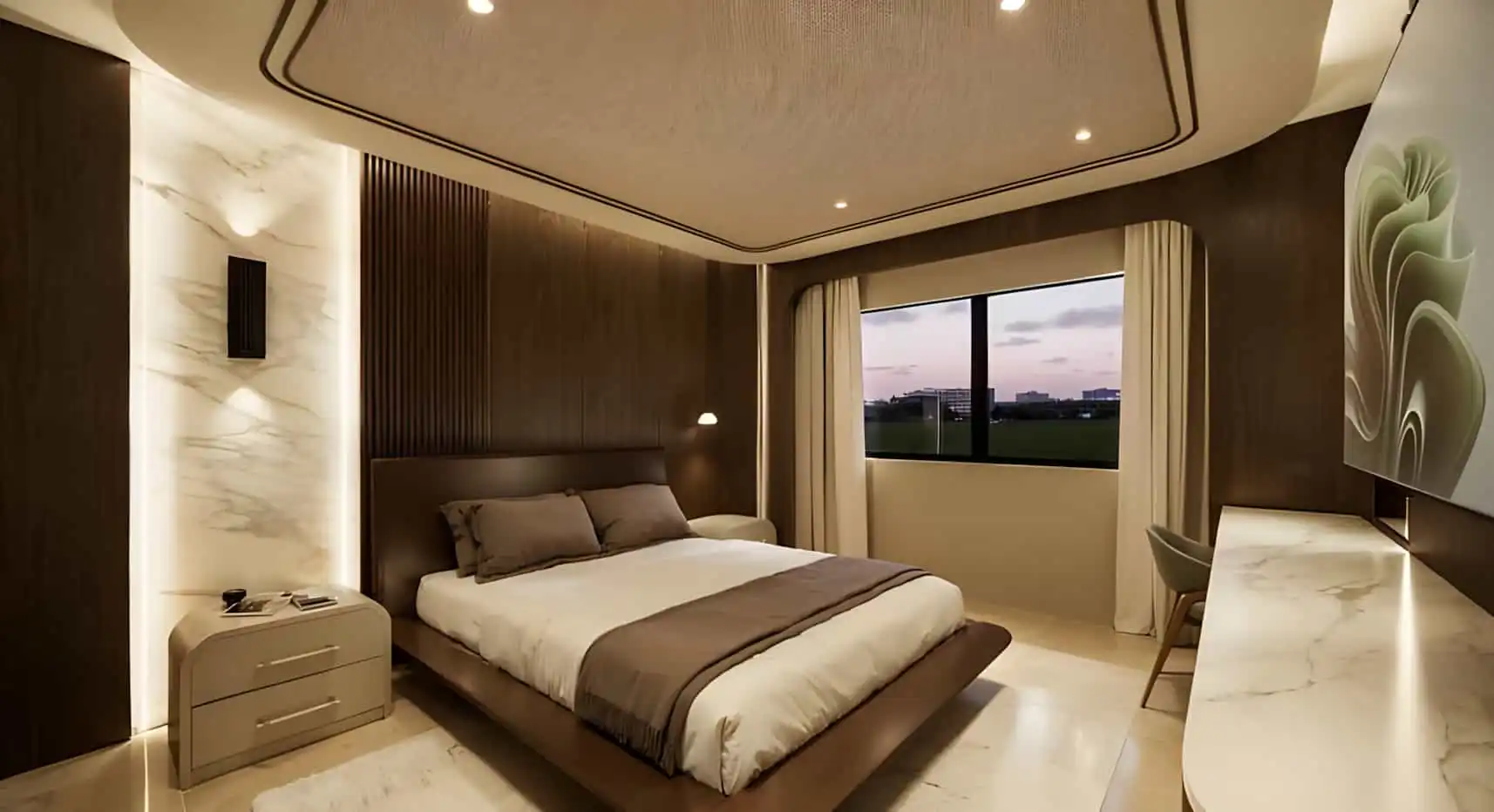 Interior del departamento de una recámara